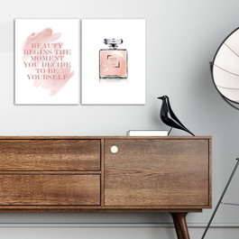 Wallity Cuadro Decorativo MDF Lo desconocido (2 Piezas)